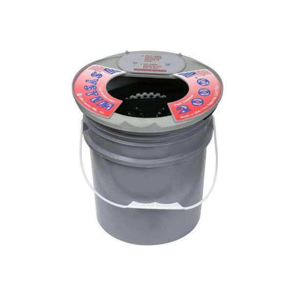 System 2000 Pad Cleaner with Gray Pail by Lake Country