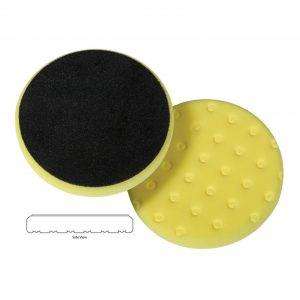 Yellow CCS Foam Cutting Pad without Hole by Lake Country