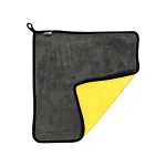 Yellow Grey Towel 500gsm 40x40
