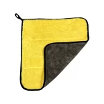 Yellow Grey Towel 800gsm 40x40