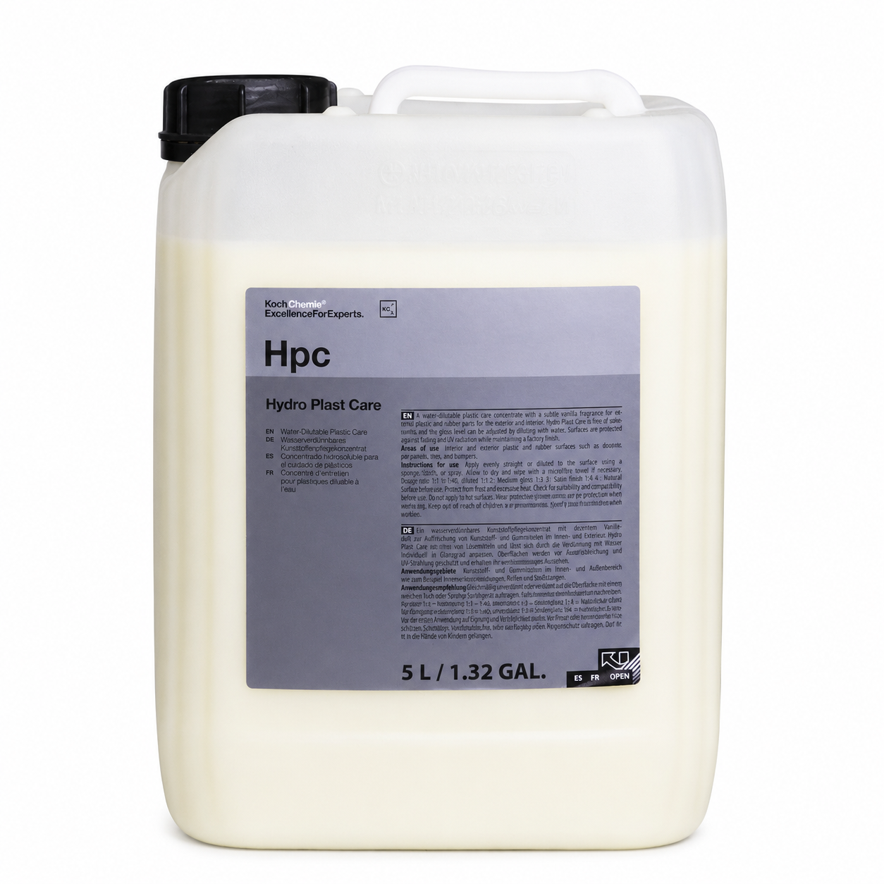Koch Chemie Hydro Plast Care (Water Dilutable) 5 Lit